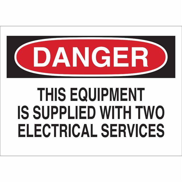 70547 MACHINE & OPERATIONAL SIGN