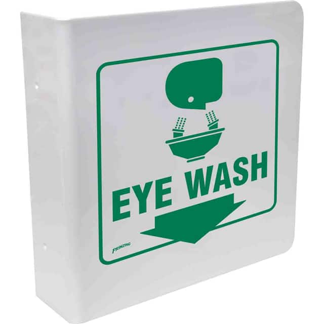 49041 B450, 12.5X18" HI VIS L-SIGN,EYE
