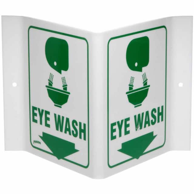49044 B450,12.5X18" HIGH VIS V-SIGN,EY