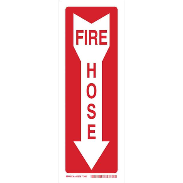 73483 B120,24X4,RED/WHT, FIRE HOSE