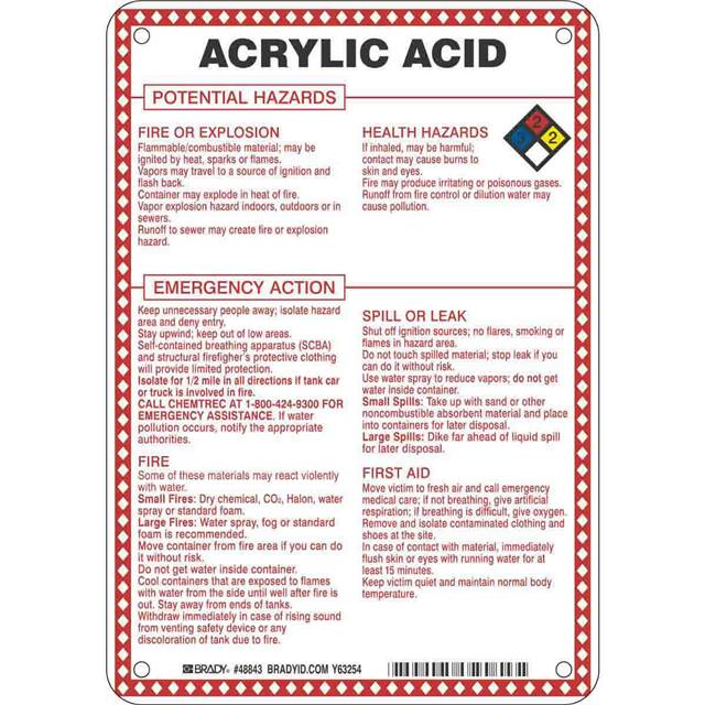 48843 HAZARDOUS MATERIAL SIGN(DOT 5800