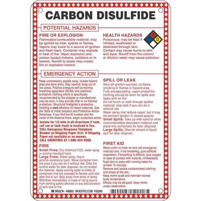 48855 HAZARDOUS MATERIAL SIGN(DOT 5800