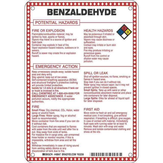 48847 HAZARDOUS MATERIAL SIGN(DOT 5800