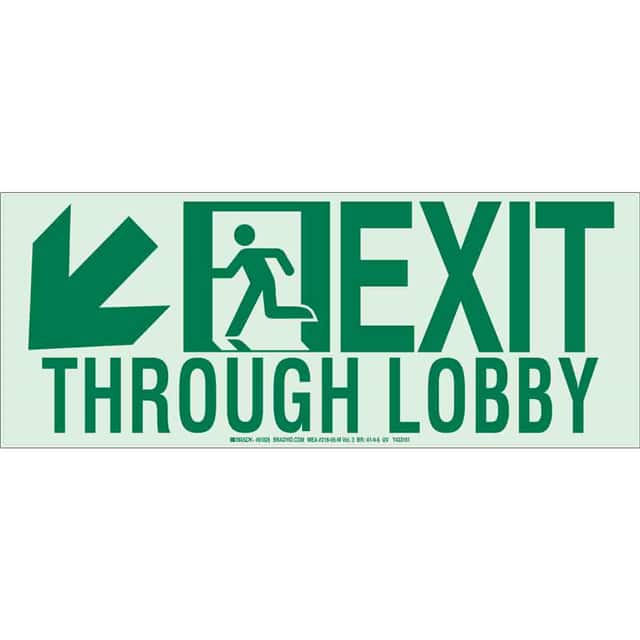 81828 NYC B552 7X18 EXIT LOBBY+DWN LFT