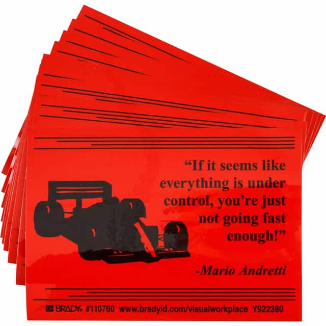 110760 B302 3.5X5 BLK/RED 10/PK