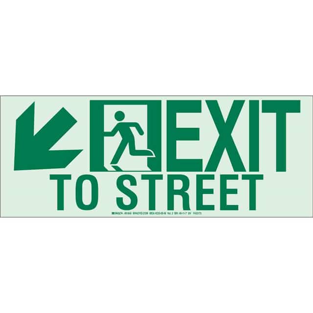81840 NYC B552 7X18 EXIT STREET+DWN LF