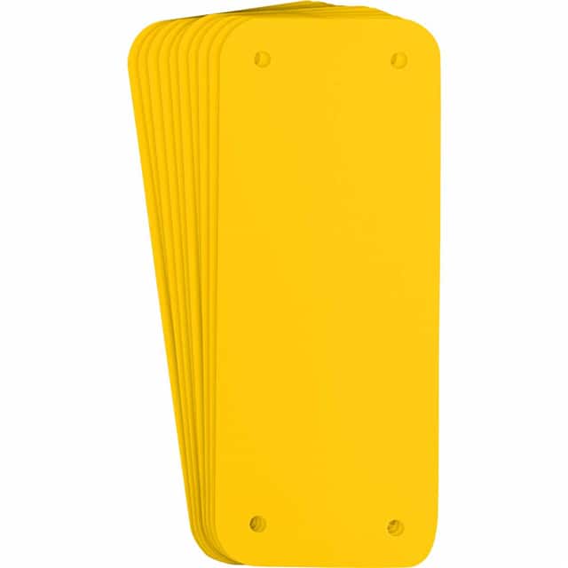 146080 SIGN PANEL, PLS, 2.50 X 6.25, YE