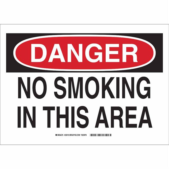 35910 B302 SAFETY SIGN 10X14 BLK/RED/W