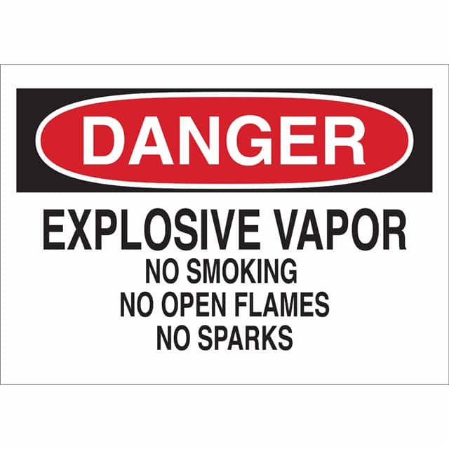 43230 B555 10X14 RED/BLK/WHT DANGER