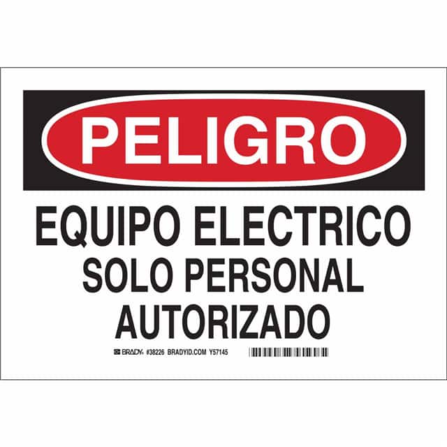 38226 SPANISH/DNGR ELC EQP AUTH PRSN
