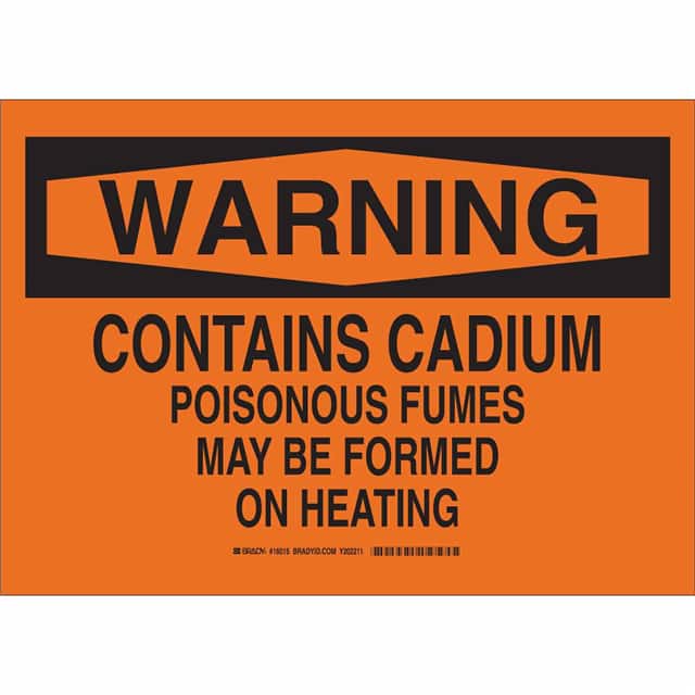 16015 B302 SAFETY SIGN 10X14 BLK/ORG