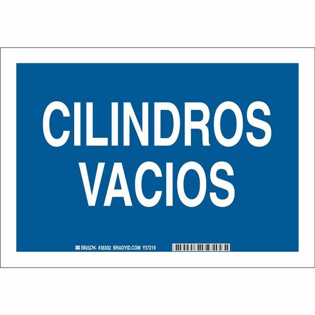 38302 B555 10X14 WHT/BLU SPANISH