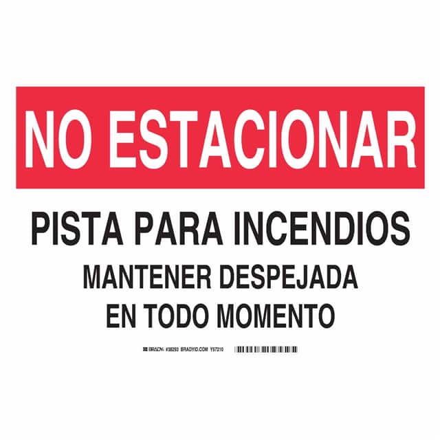 38293 B555 10X14 BLU/BLK/WHT SPANISH