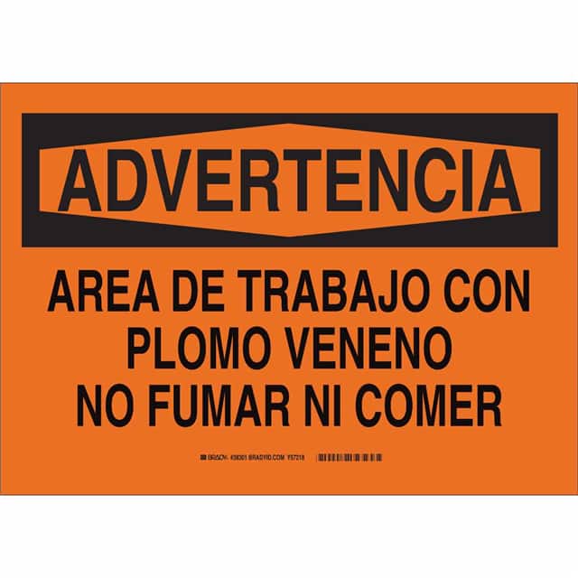 38301 B555 10X14 BLK/ORG SPANISH