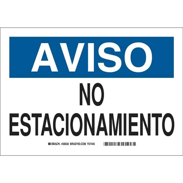 38530 B555 10X14 BLU/BLK/WHT SPANISH