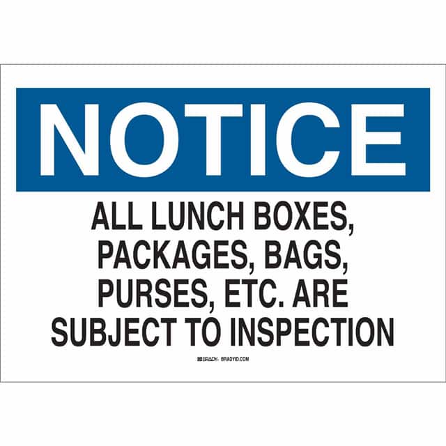 84122 ADMITTANCE SIGN