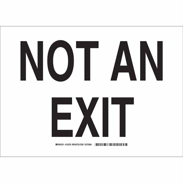 122376 NOT AN EXIT