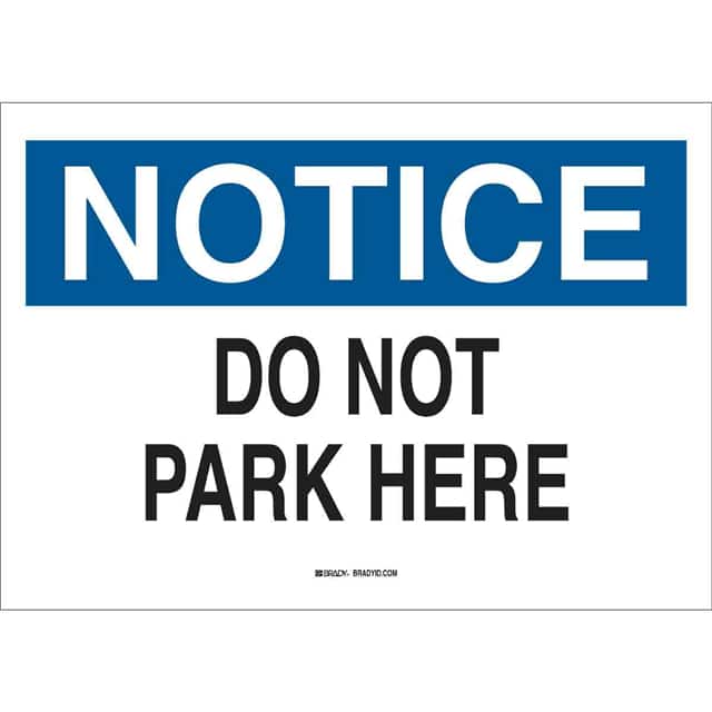 43402 B555 10X14 BLU/BLK/WHT NOTICE
