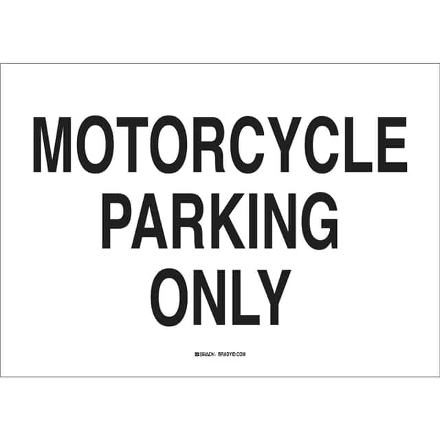 43429 B555 10X14 BLK/WHT MOTORCYCLE PA