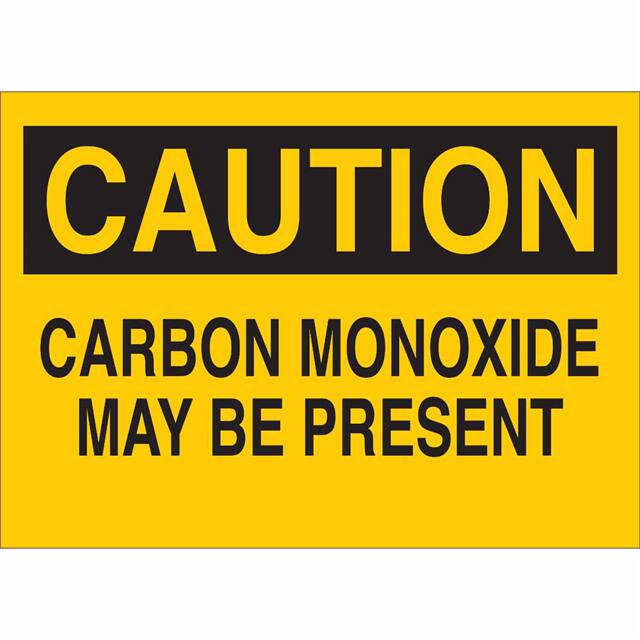 43496 B555 10X14 BLK/YEL CAUTION CARBO