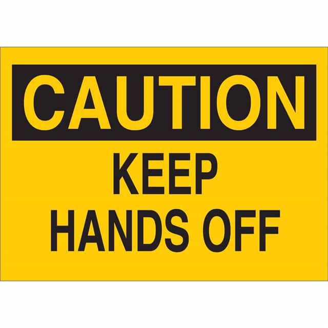 42427 MACHINE & OPERATIONAL SIGN