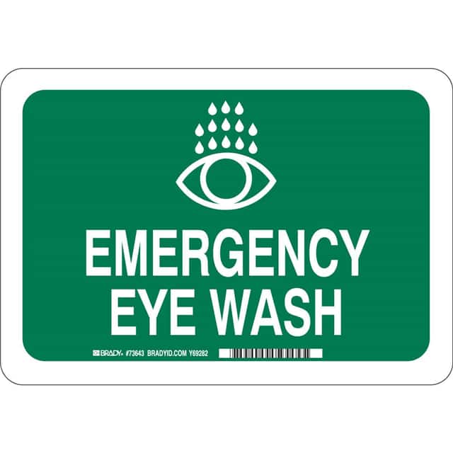 73643 B120 7X10 EMERGENCY EYE WASH