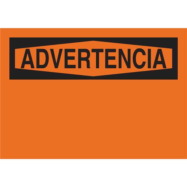 65828 B555 10X14 BLK/ORG SPANISH
