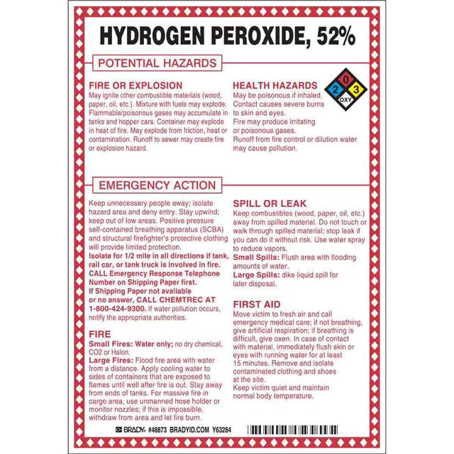 48873 B120,10X7,HYDROGEN PEROXIDE, 52%