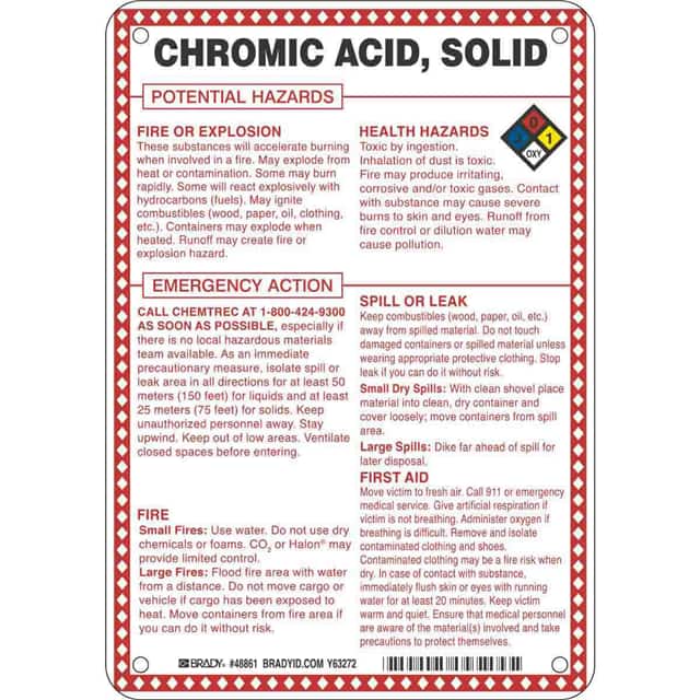 48861 B120,10X7,CHROMIC ACID, SOLID