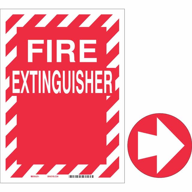 70855 HIGH VISIBILITY SIGN (WITH ARROW