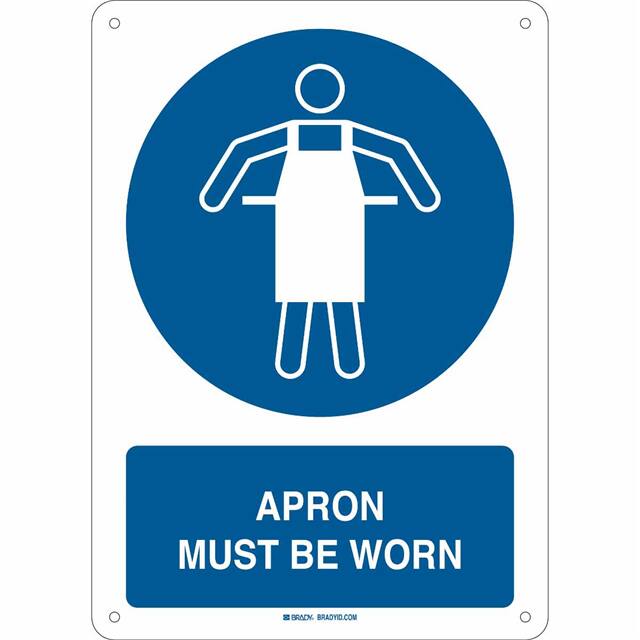140869 B-555 14X10 APRON MUST BE WORN