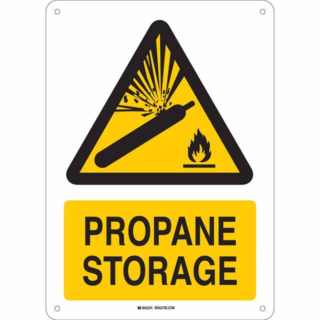 143628 B555 14X10 BLK,YEL/WHT PROPANE S
