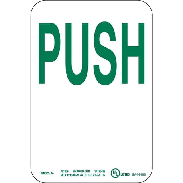 81859 NYC B523 6X4 PUSH 10/PK UL1994