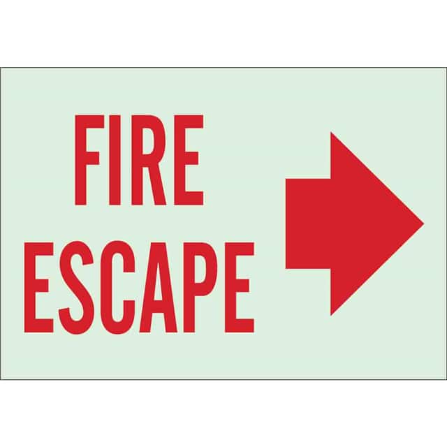 90636 GLOW-IN-THE-DARK PLASTIC SIGNS
