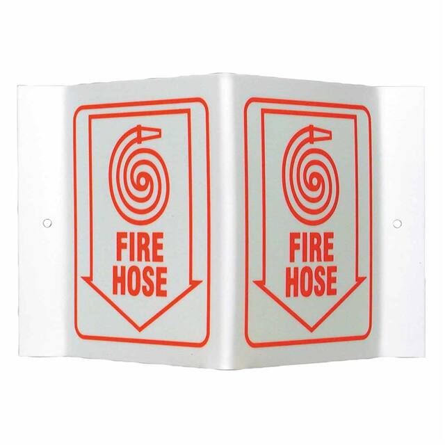 V1FHG1G PRINZING V RED/GLOW FIRE HOSE