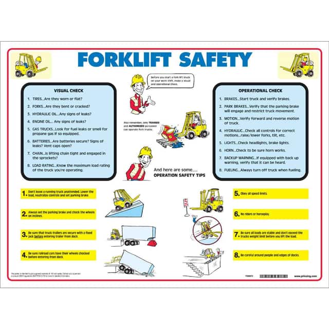 FLSP PRINZING FORK LIFT SAFETY POSTER