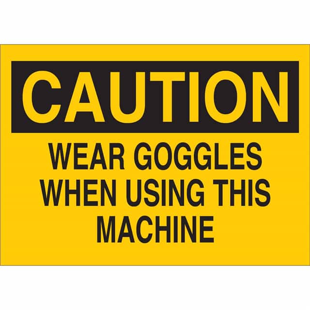 70587 MACHINE & OPERATIONAL SIGN