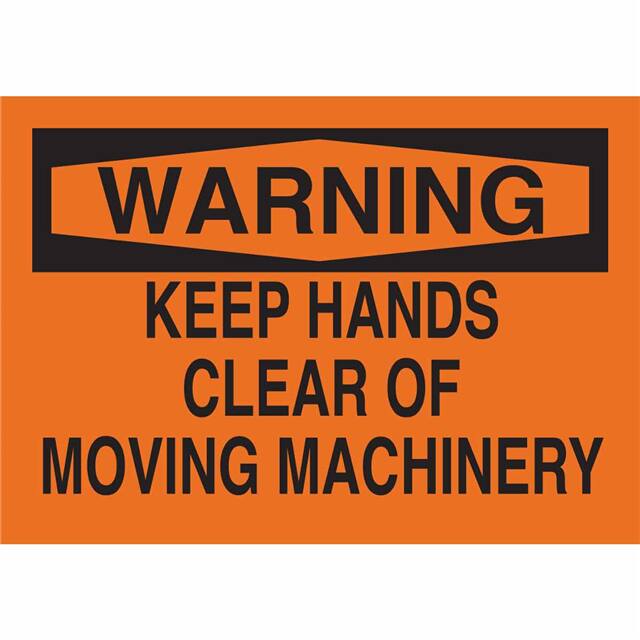 69590 MACHINE & OPERATIONAL SIGN