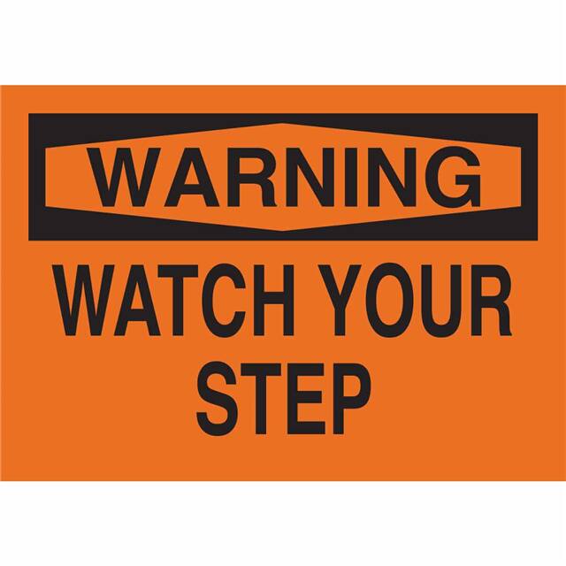 69614 B120,10X14,BLK/ORG,WATCH YOUR ST
