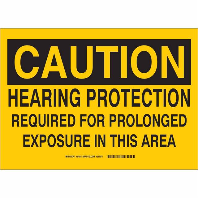 87664 B120,10X14,BLK/YEL,HEARING PROTE