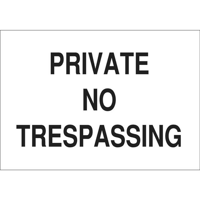 70753 B120,10X14,BLK/WHT,PRIVATE NO TR