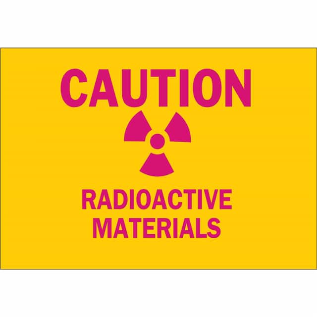 122717 B120,10X14,PNK/YEL,CAUTION RADIO