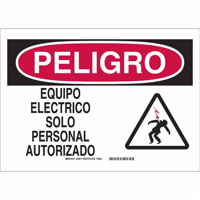 39874 SPANISH/DNGR ELEC EQUIP AUTH P