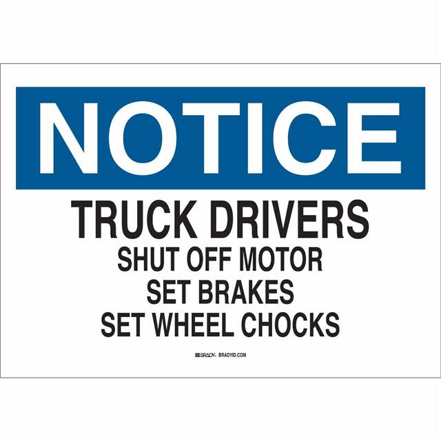 73424 B120,10X14,BLU,BLK/WHT,NOTICE TR