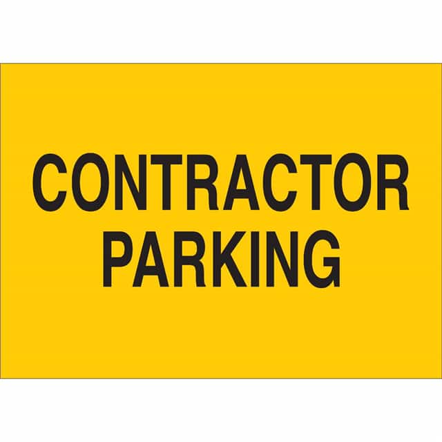 70257 B120,10X14,BLK/YEL,CONTRACTOR PA