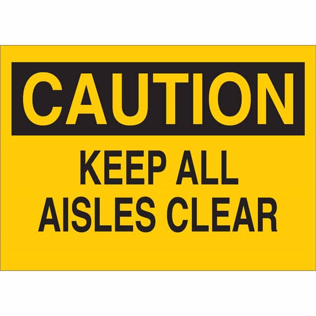 73443 B120,10X14,BLK/YEL,KEEP ALL AISL