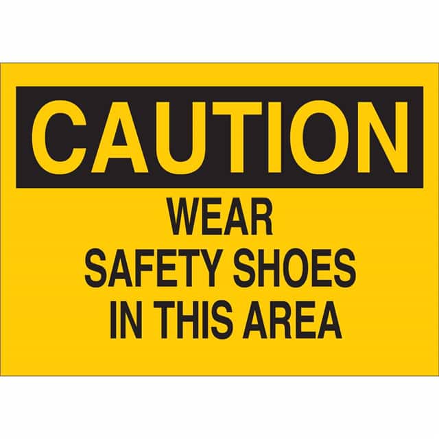 74740 B120,10X14,BLK/YEL,WEAR SAFETY S