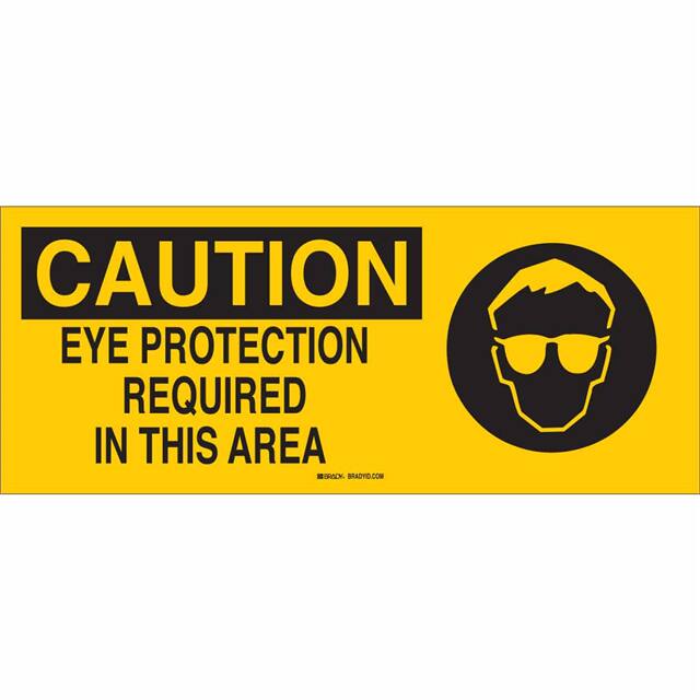 73457 B120,7X17,BLK/YEL,EYE PROTECTION