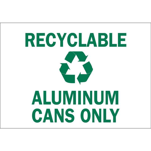 73477 B120,10X14,GRN/WHT,RECYCLABLE AL