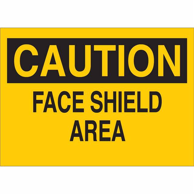 70339 B120,10X14,BLK/YEL,FACE SHIELD A